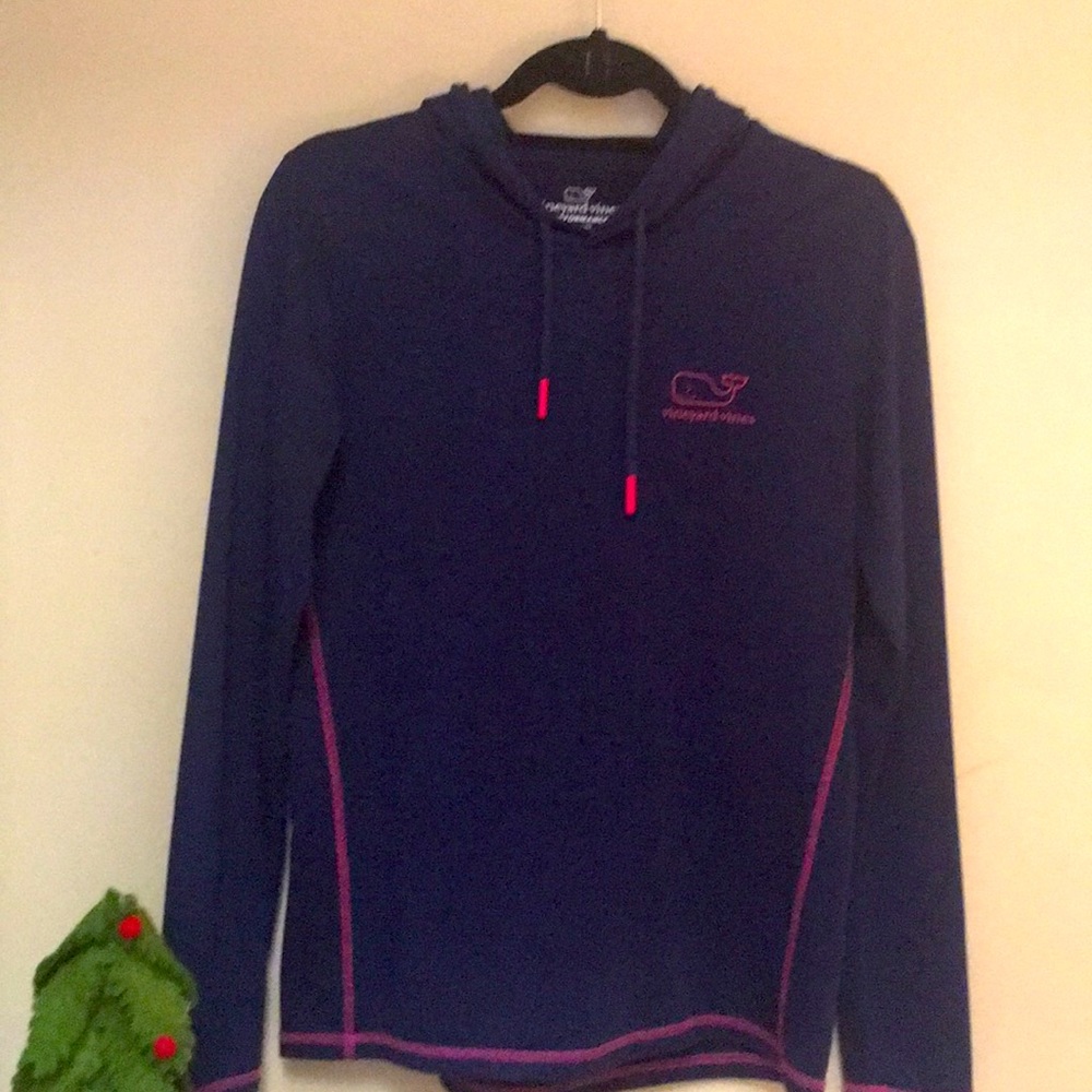 Vineyard Vines Navy Peformance Pullover